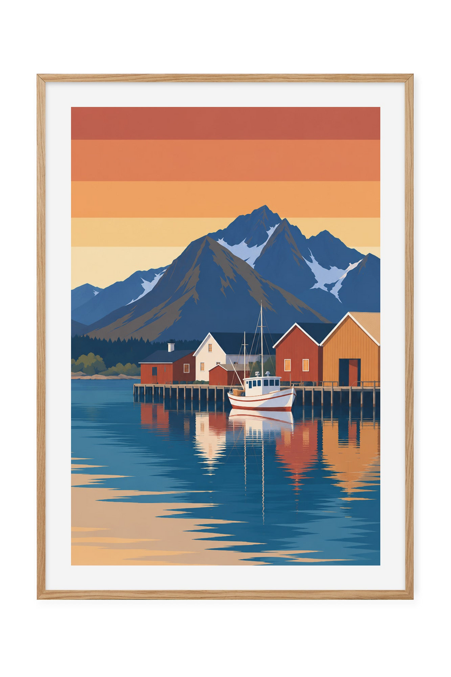 Fjellhavn – Båten ved brygga