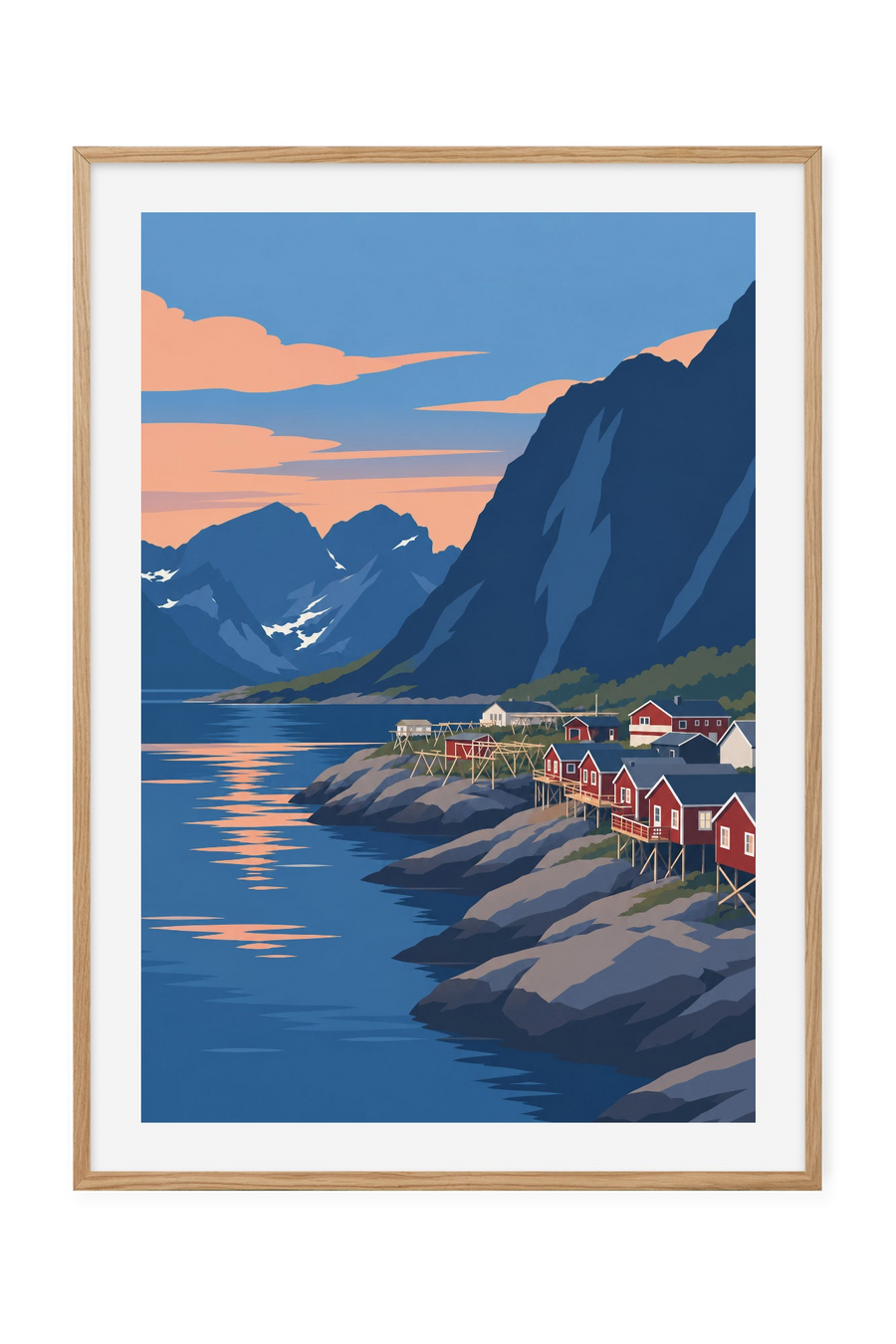 Reine – Rorbuer ved fjorden