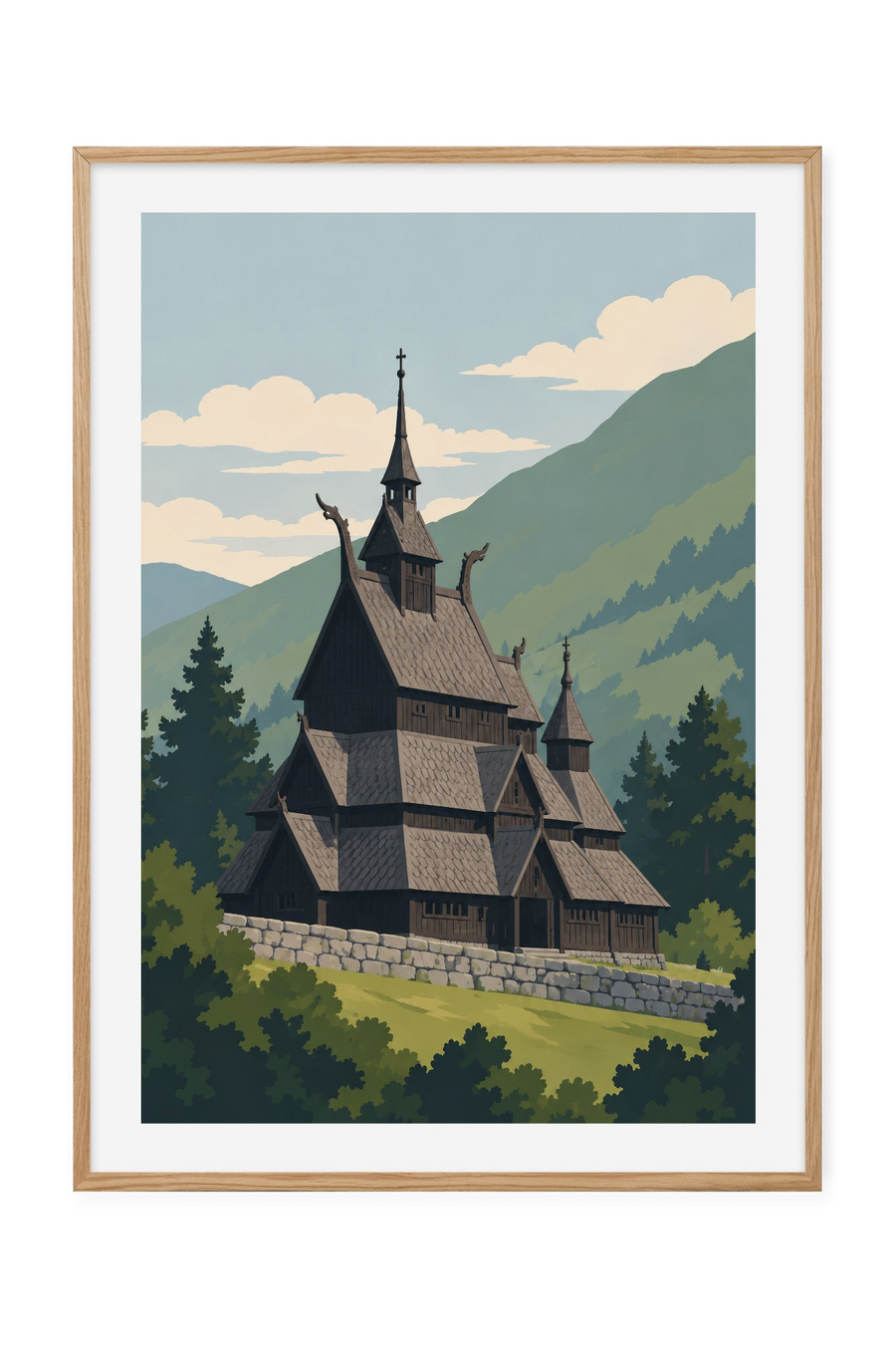 Borgund stavkirke – Mellom grønne fjell
